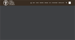 Desktop Screenshot of parkforestbaptist.org